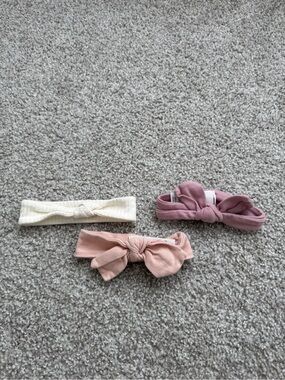 ✨Target Girls Knotted Headband Set - Dusty Pink, Mauve & Cream✨